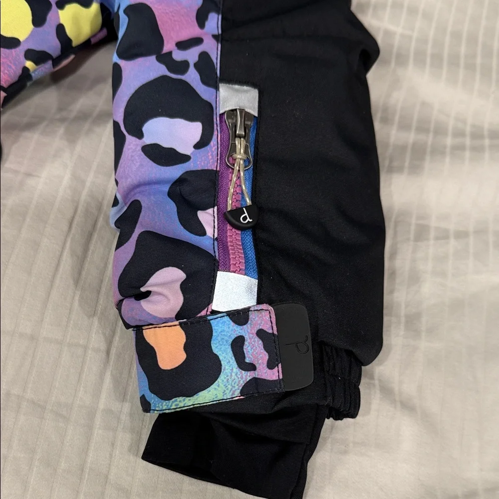 Deux par Deux Multicolor Leopard Print Kids Jacket - Picture 7 of 10